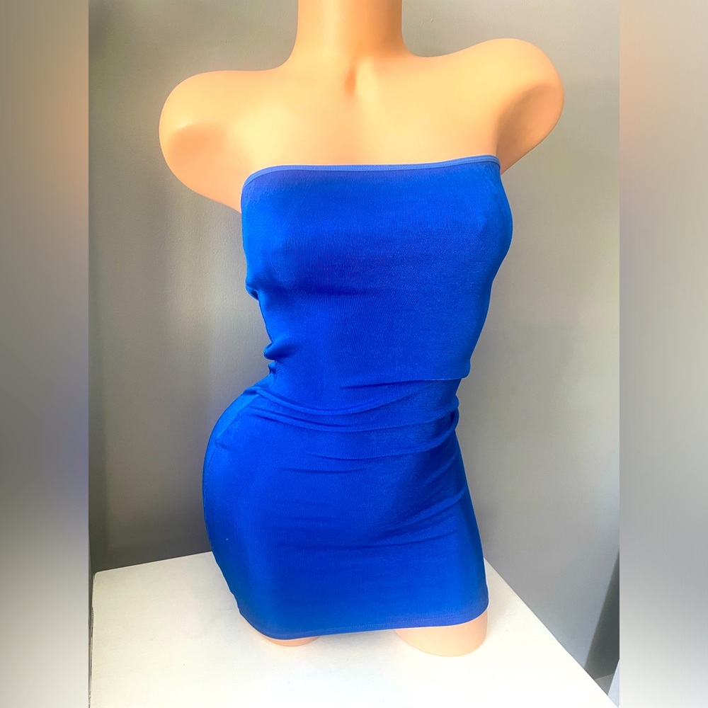 Slinky Strapless Dress